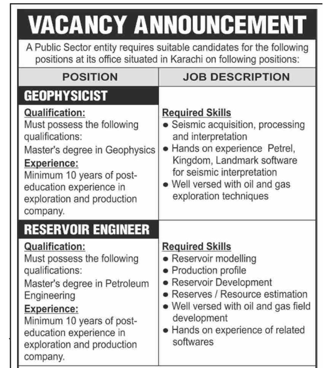 Public Sector Jobs 2024